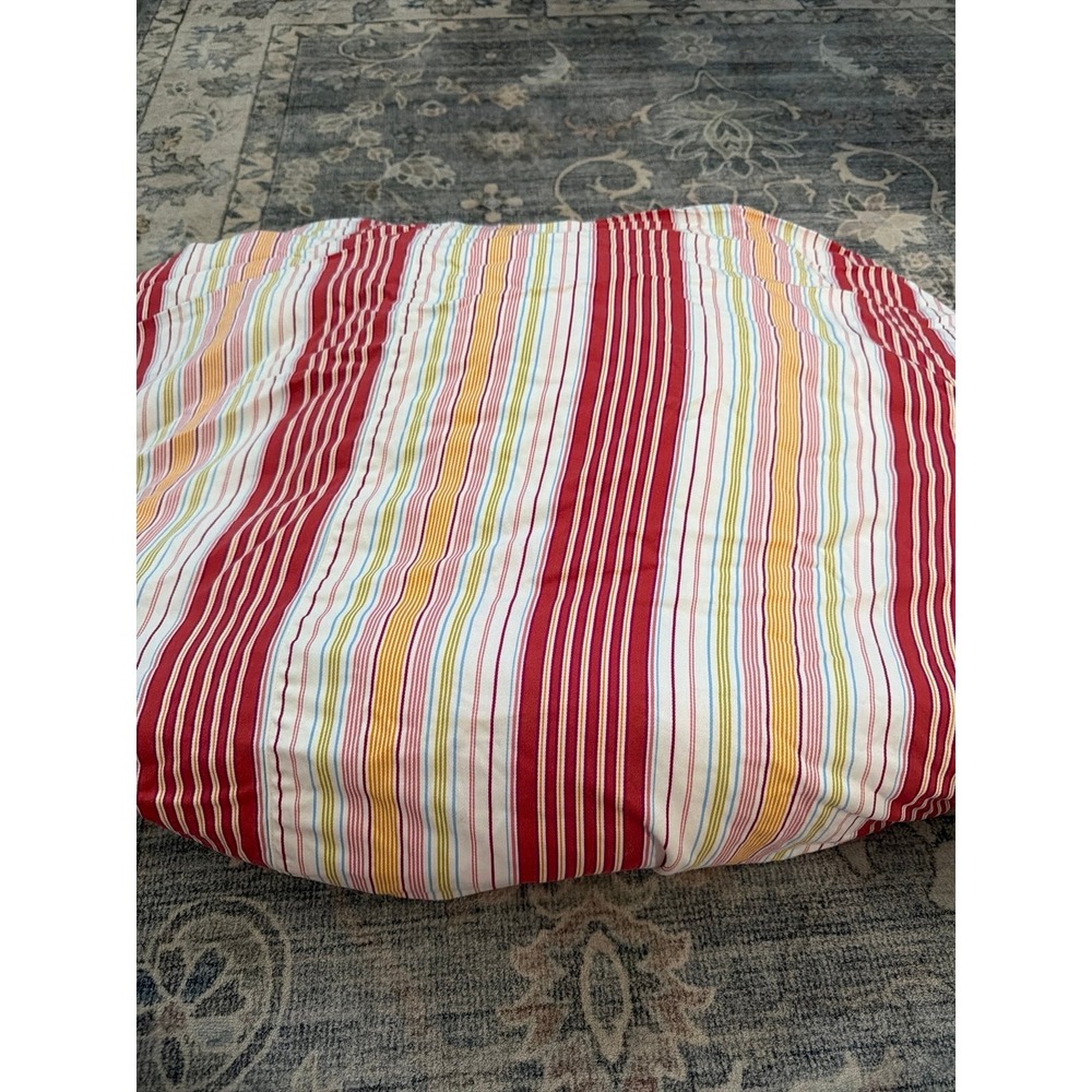 Pottery Barn Libby Stripe Duvet Cover Multicolor King